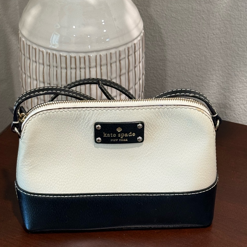 Kate Spade Black and Light Beige Women's Bag Purse